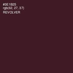 #3E1B25 - Revolver Color Image