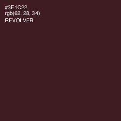 #3E1C22 - Revolver Color Image