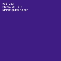 #3E1C83 - Kingfisher Daisy Color Image