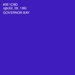 #3E1CBD - Governor Bay Color Image