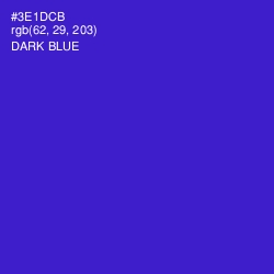 #3E1DCB - Dark Blue Color Image