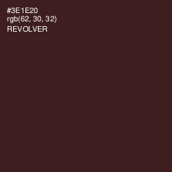 #3E1E20 - Revolver Color Image