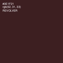 #3E1F21 - Revolver Color Image