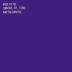 #3E1F7E - Meteorite Color Image