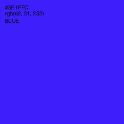 #3E1FFC - Blue Color Image