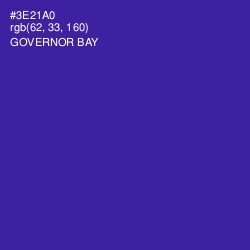 #3E21A0 - Governor Bay Color Image