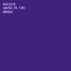 #3E227E - Minsk Color Image