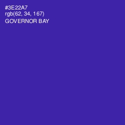 #3E22A7 - Governor Bay Color Image