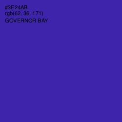 #3E24AB - Governor Bay Color Image