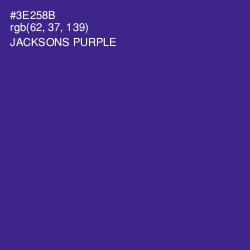 #3E258B - Jacksons Purple Color Image