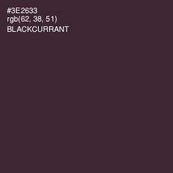 #3E2633 - Blackcurrant Color Image