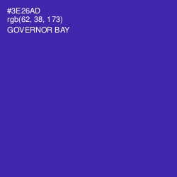 #3E26AD - Governor Bay Color Image