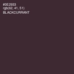 #3E2933 - Blackcurrant Color Image
