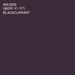 #3E2939 - Blackcurrant Color Image