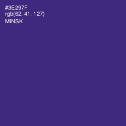 #3E297F - Minsk Color Image