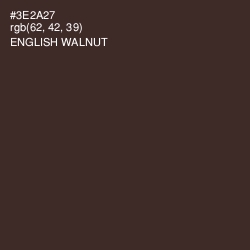 #3E2A27 - English Walnut Color Image
