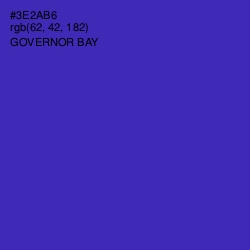 #3E2AB6 - Governor Bay Color Image