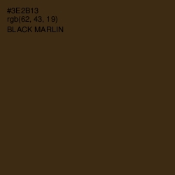 #3E2B13 - Black Marlin Color Image