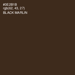 #3E2B1B - Black Marlin Color Image