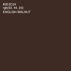 #3E2C24 - English Walnut Color Image