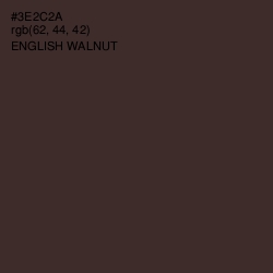 #3E2C2A - English Walnut Color Image