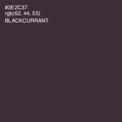 #3E2C37 - Blackcurrant Color Image