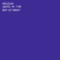 #3E2C94 - Bay of Many Color Image