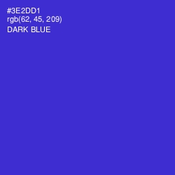 #3E2DD1 - Dark Blue Color Image