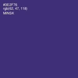 #3E2F76 - Minsk Color Image