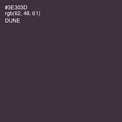 #3E303D - Dune Color Image