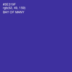 #3E319F - Bay of Many Color Image