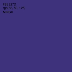 #3E327D - Minsk Color Image