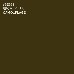 #3E3311 - Camouflage Color Image
