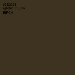 #3E3321 - Birch Color Image