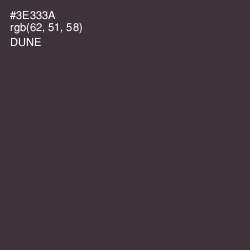 #3E333A - Dune Color Image