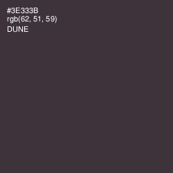 #3E333B - Dune Color Image