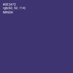 #3E3472 - Minsk Color Image