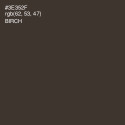 #3E352F - Birch Color Image