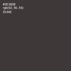 #3E3838 - Dune Color Image