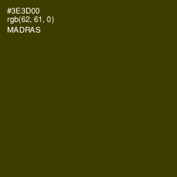 #3E3D00 - Madras Color Image
