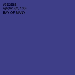 #3E3E88 - Bay of Many Color Image