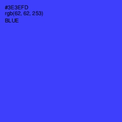 #3E3EFD - Blue Color Image