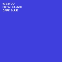 #3E3FDD - Dark Blue Color Image