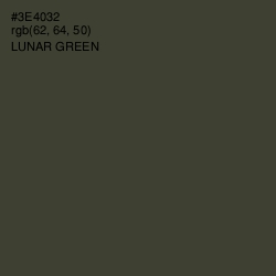 #3E4032 - Lunar Green Color Image