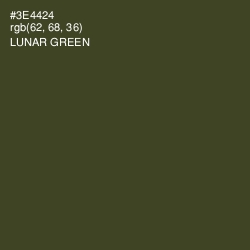 #3E4424 - Lunar Green Color Image