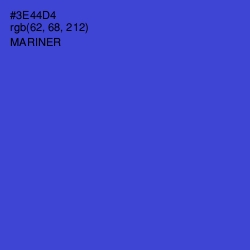 #3E44D4 - Mariner Color Image