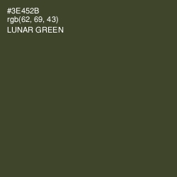 #3E452B - Lunar Green Color Image