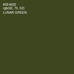 #3E4620 - Lunar Green Color Image