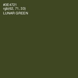 #3E4721 - Lunar Green Color Image