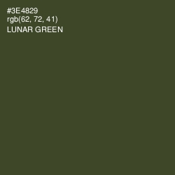 #3E4829 - Lunar Green Color Image